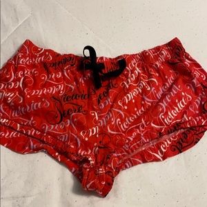 Victoria’s Secret PJ shorts!